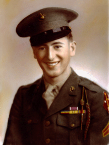 Portrait of Don Jardine in Marine Uniform